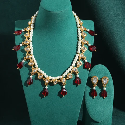 Ювелирный набор STALAIT Красный хрусталь