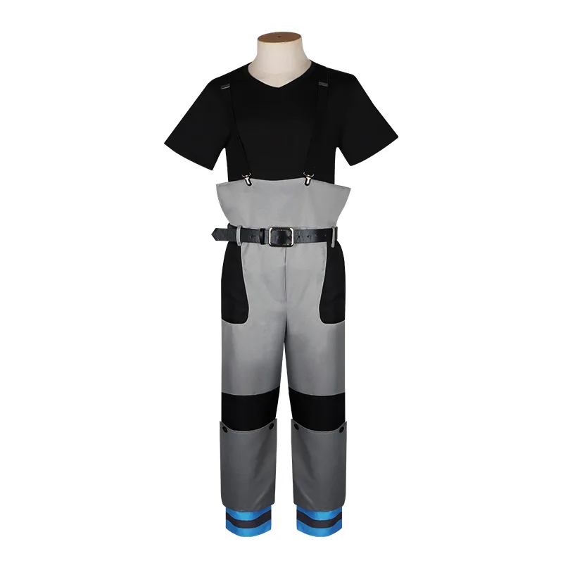 Аниме Shinra Kusakabe Косплей Костюм Топ Брюки Пальто Пожарный Униформа Пожарного