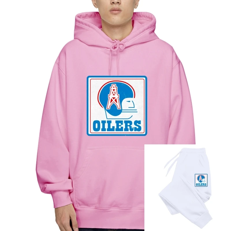 

Houston Oilers Football Logo Throwback Texas Defunct Franchise T-Sweatshirt Hoodies R Men Drawstring Outerwear