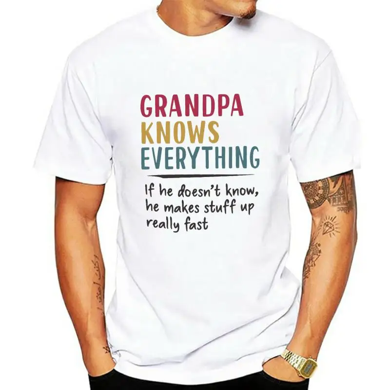 

Grandpa Knows Everything Pullover T Shirt