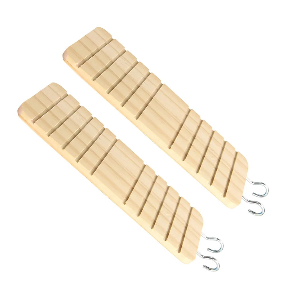 

2Pcs Hook Design Hamster Ladder Pet Cage Ladder Bite-resistant Ladder for Hamster