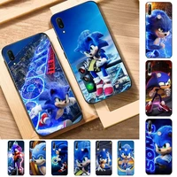 bandai supersonic sonic game phone case for huawei y 6 9 7 5 8s prime 2019 2018 enjoy 7 plus