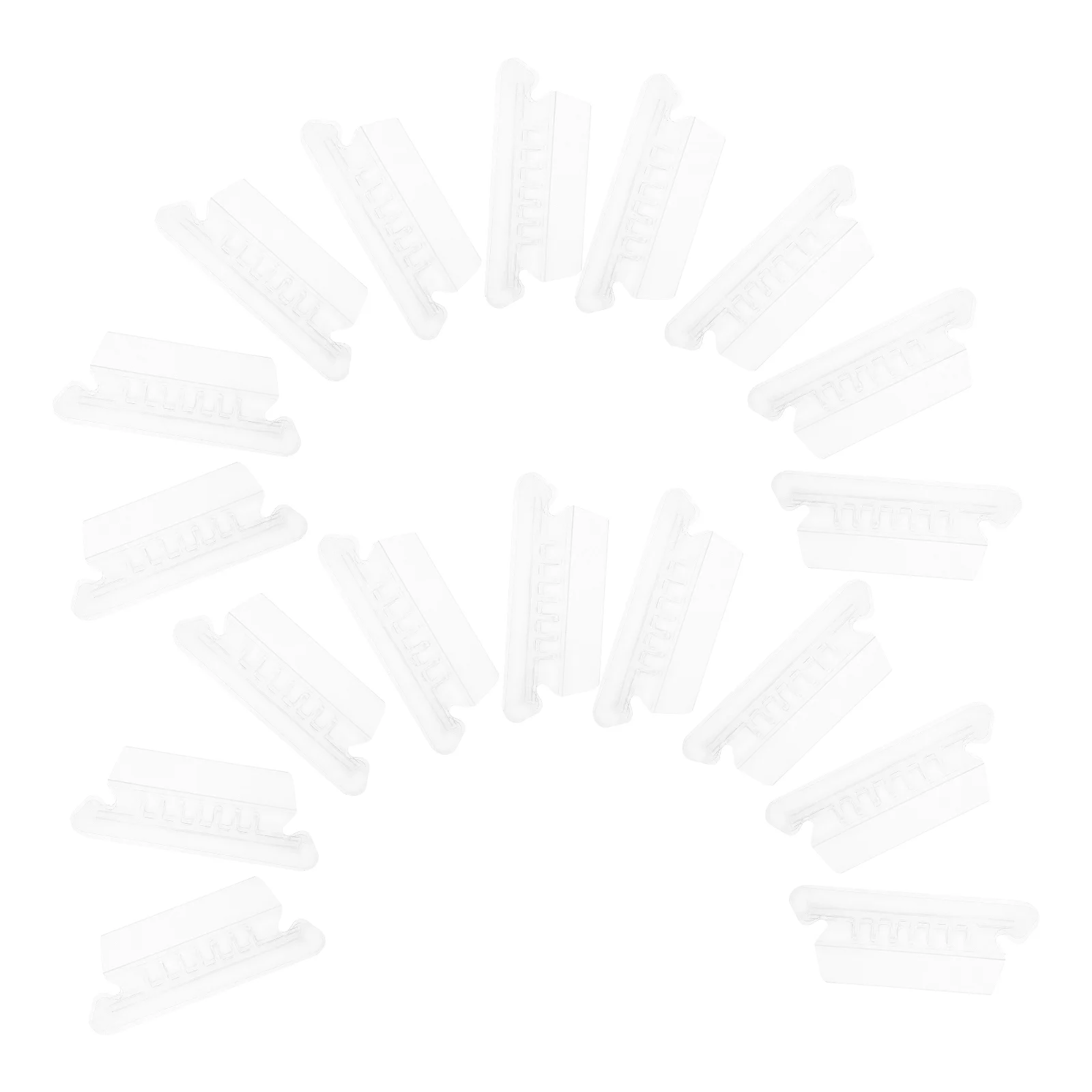 100 шт. рабочая папка с зажимом для этикеток съемные этикетки из ПВХ маленькие