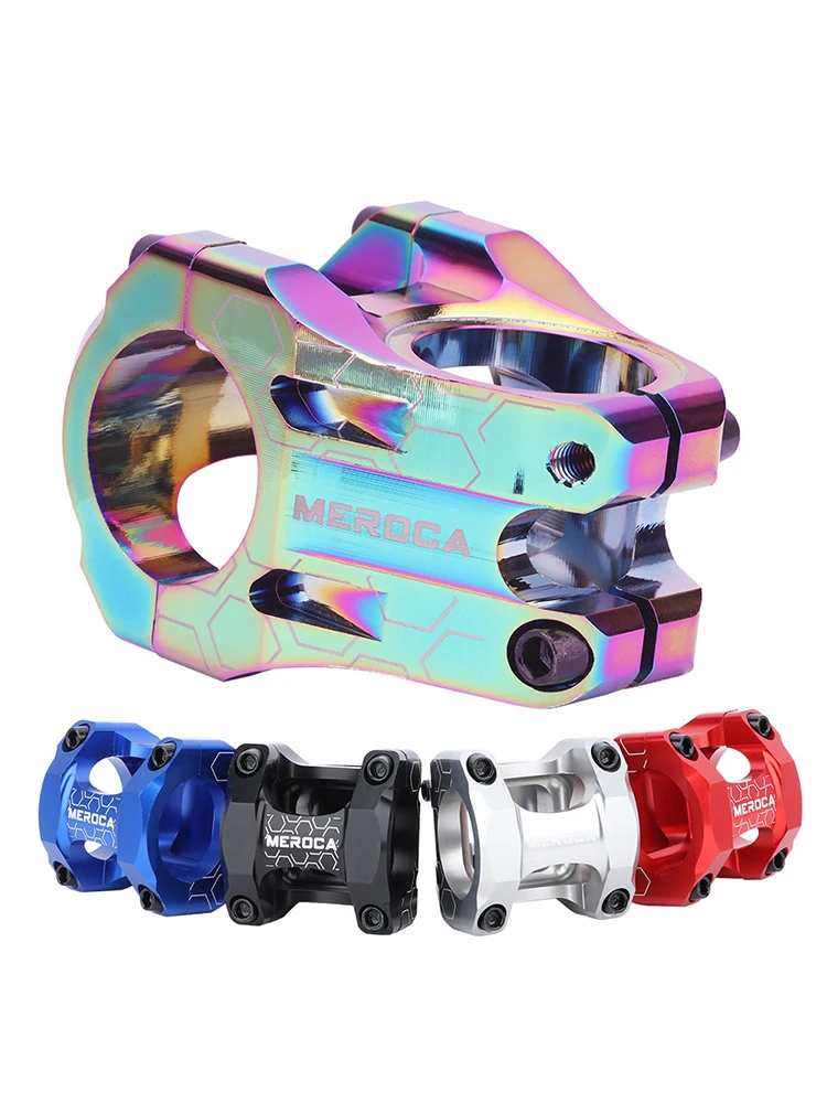 

Bike Stem Aluminum Alloy Lightweight Short Handlebar Stem for Bicycle Road Bike MTB Cycling Equipment Easy to Install