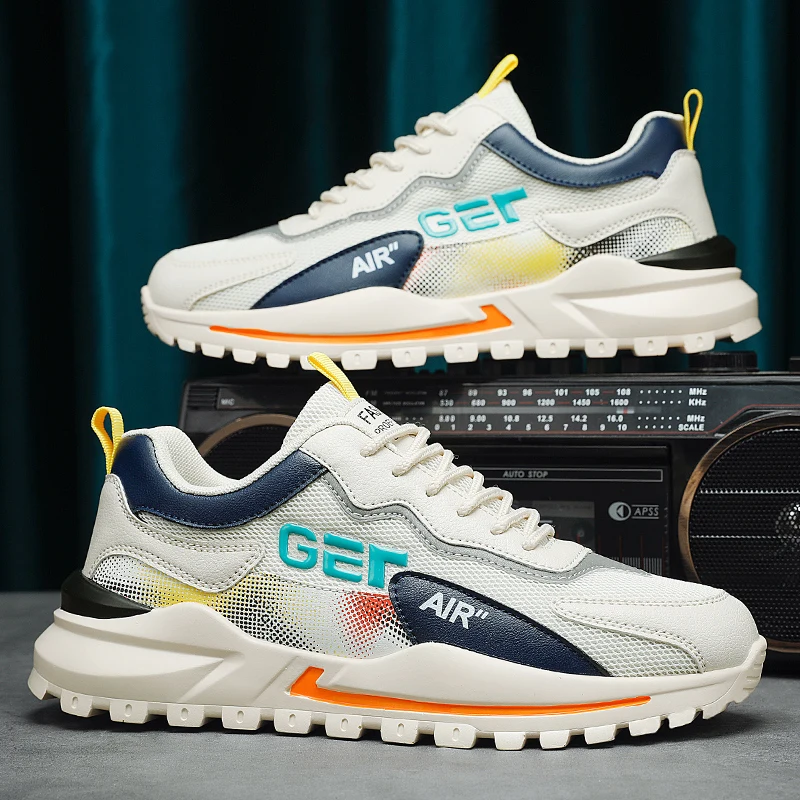 

Мужские повседневные кроссовки, кожаные лоферы, на платформе, для бега, прогулок, летняя модная дизайнерская Роскошная обувь на плоской подошве