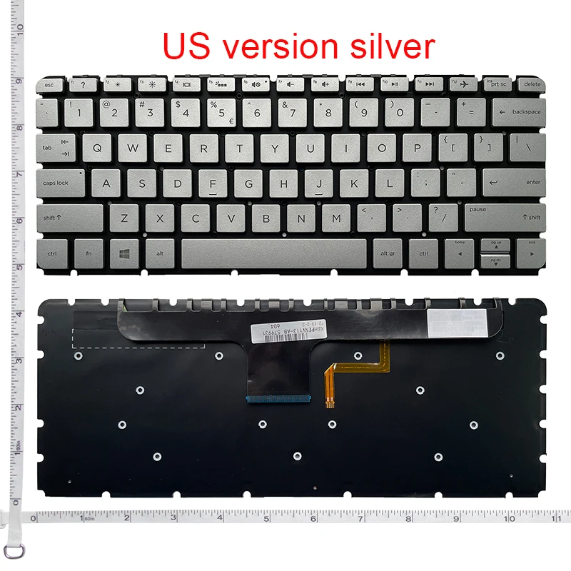 

NEW FOR HP ENVY 13-AB 13-AB105TX 13AB024TU 13-ab023TU 13-ab026TU laptop US backlit keyboard silver