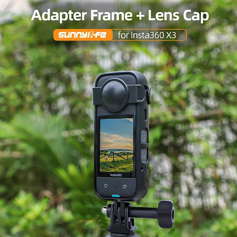 

Пластиковый корпус для установки защитный каркас Штатив для Insta360 X3 аксессуары Защита объектива палка для селфи крышка объектива