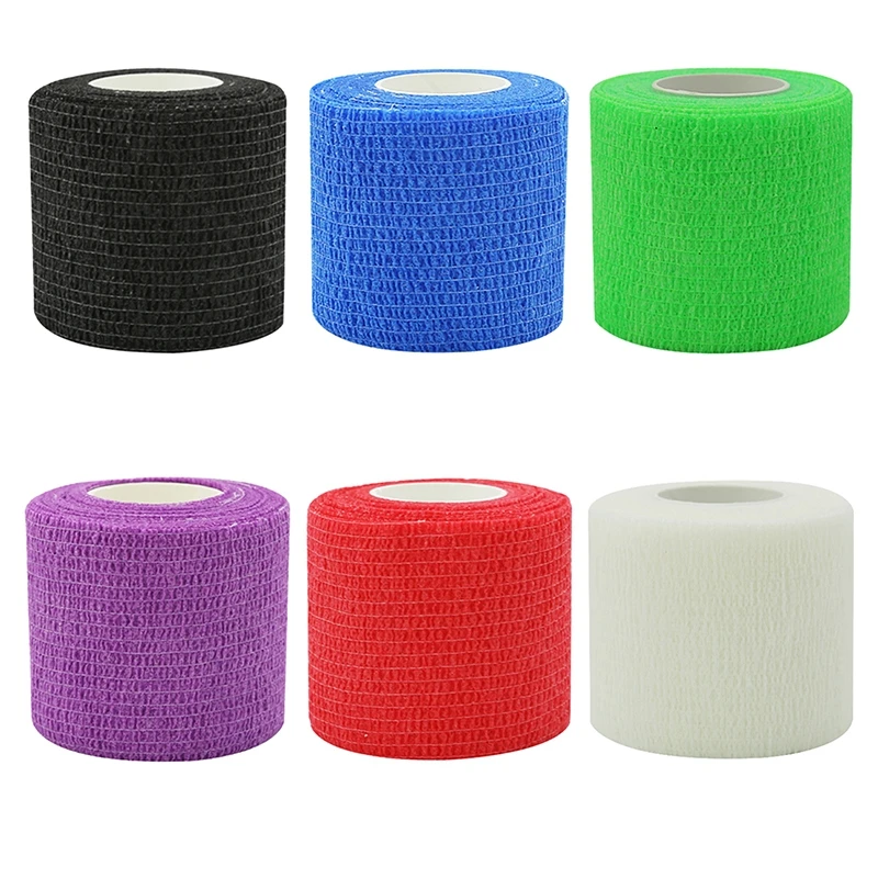 

1PCS Self Adhesive Bandage Wrap Breathable Self Adherent Wrap for People & Pets Athletic Elastic Cohesive Bandage