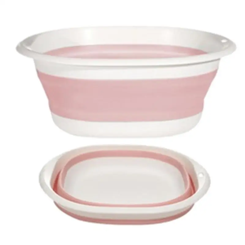 

Походные складные контейнеры для умывания, уличная Складная Многофункциональная ванна, портативная раковина, емкость для посуды, ведро для льда с отверстием для подвешивания