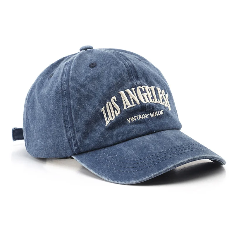 

Vintage Letter Los Angeles Embroidered Men's Baseball Cap Retro Hip Hop Streetwear Fashion Outdoor Sports Women's Sunshade Hat