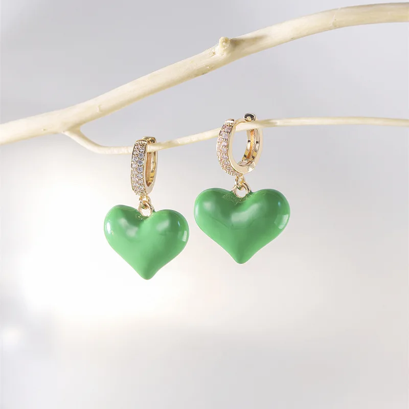 2023 высококачественные красные женские Серьги Love французские Ретро Женские