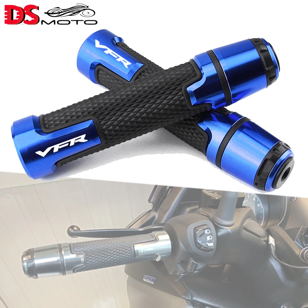 

For HONDA VFR 400 750 800 800F Fi/W1 VTEC 1200F 1200X Cros 7/8"22MM Motorcycle CNC Aluminum Accessories Non-slip HandleBar Grips