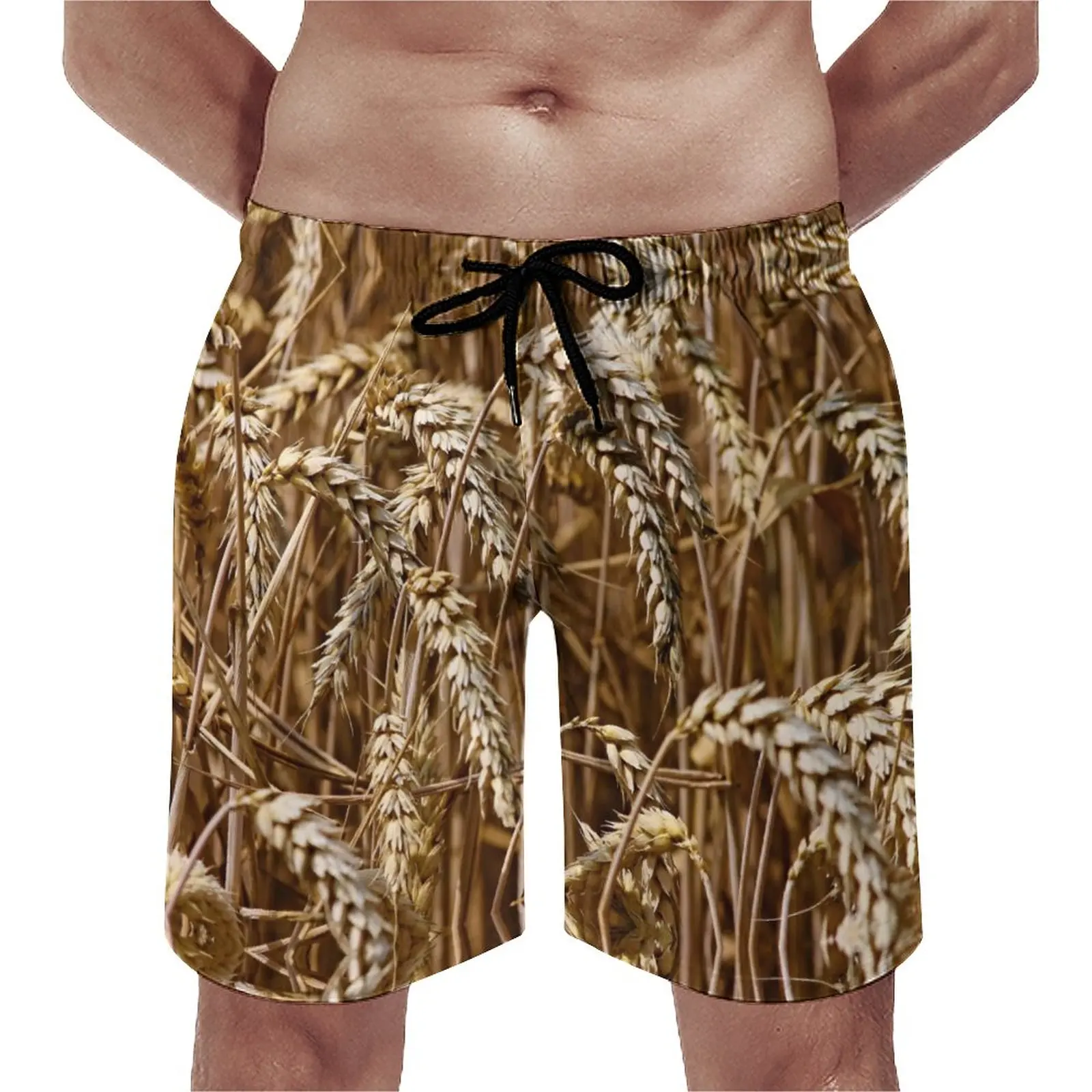 

Men's Beach Shorts Anime Causal Food Delicacy(0066) Breathable Quick Dry Premium Casual Adjustable Drawcord Loose Elastic Hawaii