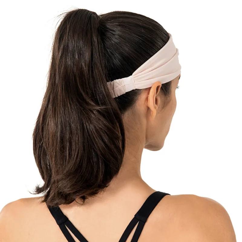 Sports Hair Band Women's Anti Sweat Headband Sweat Absorbing and Guiding Headband, Yoga, Running, Fitness, Wide Hair Band