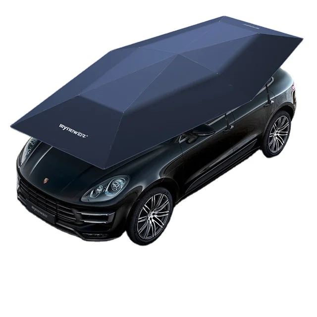 

2020 new 4.8m hail protection folding car cover semi automatic umbrella