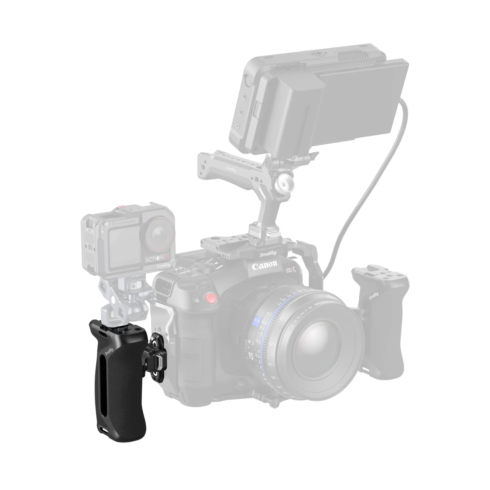 SmallRig HawkLock H21 Быстросъемная боковая ручка с быстроразъемной рукояткой НАТО для комплекта клетки для камеры DLSR Монтажные пластины 5633 (art.: 3920d2ac22ff3) - 3920d2ac22ff3