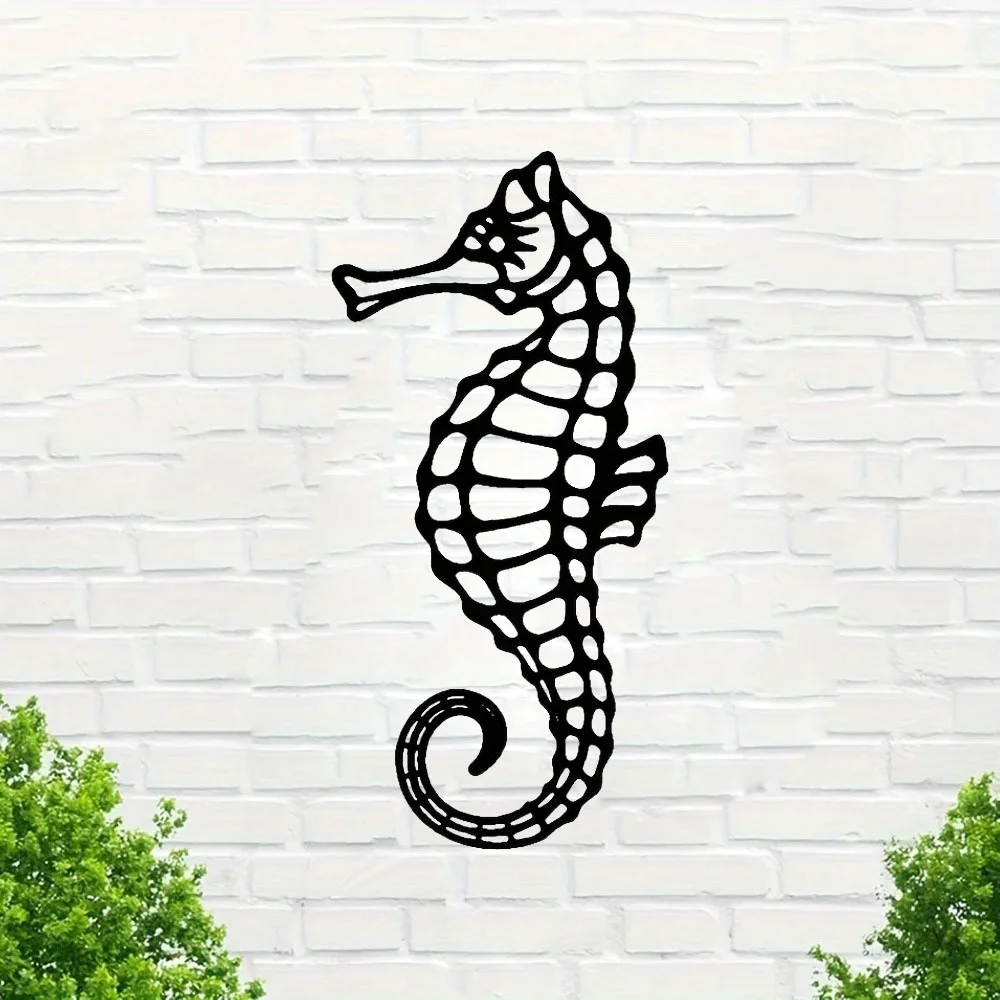 Металлическая Стена Хвост Русалки Океан Пляж Тема Железное Ремесло Домашний