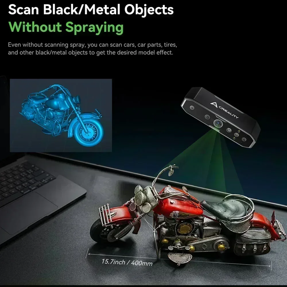 Оригинальный ручной сканер Creality 3D CR-Scan Otter с 3D-печатью точность 0 02 мм отслеживание