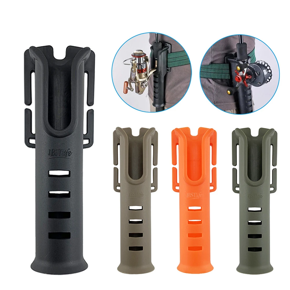 

2022 Newest Nylon Belt Rod Holder Quick Waist Holder Portable Pole Inserter Fishing Rod Pesca Rack Inserting Device Accessory