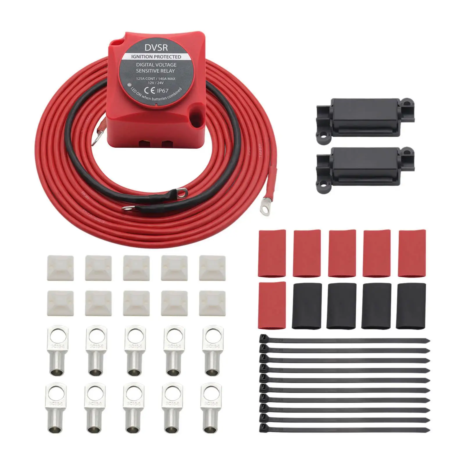 Dvxsr Dvsr Dual Battery Isolator Kit Automatic Charger Wide Application | Car ...