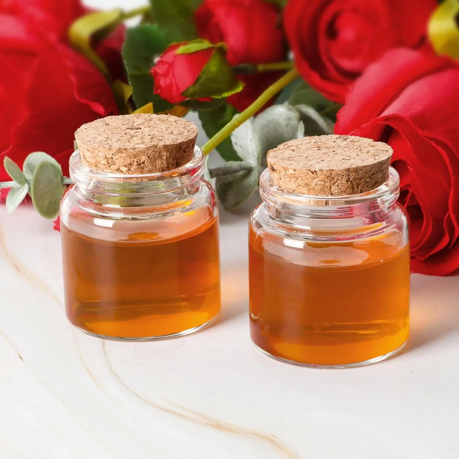 Маленькие стеклянные дневные крышки 50 мл бутылки для таблеток с крышками банки