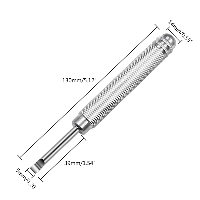 

Watch Opener Tool Practical Watch Back Case Opener Pry Knife Metal Handle Clock Back Cover Opener Watchmaker Repair Tool Q81C