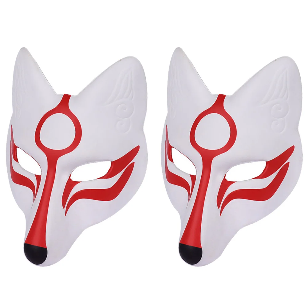 

Fox Costume Japanese Cosplay Eye Masquerade Partydecorative Animal Kabuki Props Eva Anime Promvenetian Funny Half Womens
