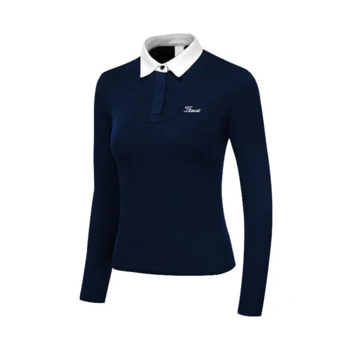 Spring Summer New Golf Shirts Women's Long Sleeve Top Outdoor Sports Leisure Quick-drying Five-part Skirt Golf Pants Skirt