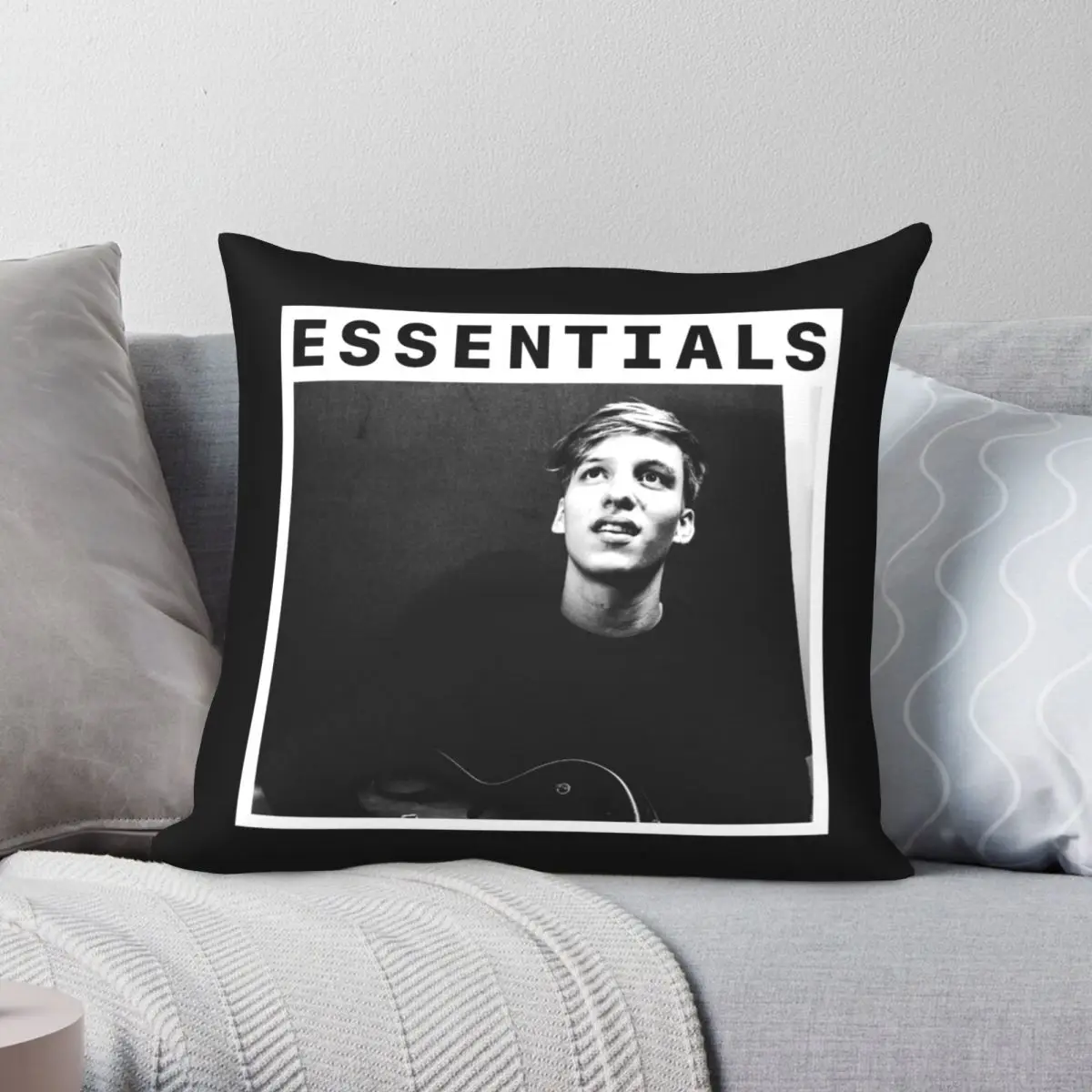 

Чехол для подушки George Essentials из полиэстера и льна, бархатная креативная Декоративная Подушка на молнии, чехол для автомобильной подушки