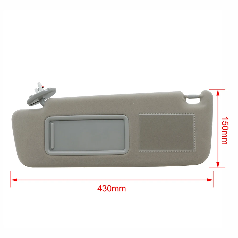 Солнцезащитный козырек для Toyota Land Cruiser J12 2002-2009 Prado LC120 2003-2009 со стороны пассажира и