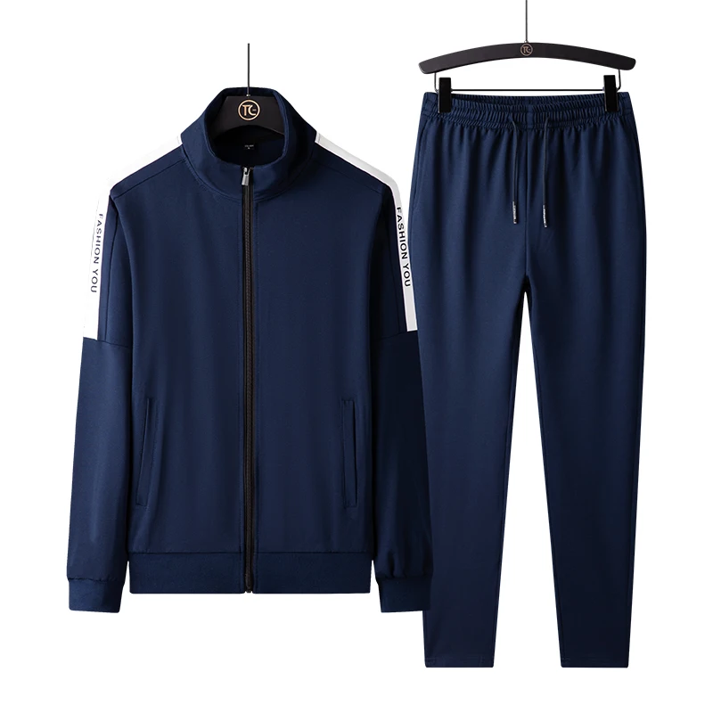 

Tracksuits Men Sweatshirt 2022 New Outdoor Gym Sports Jacket Pants Casual Mens Track Suit Sportswear Fitness Polyester Clothing