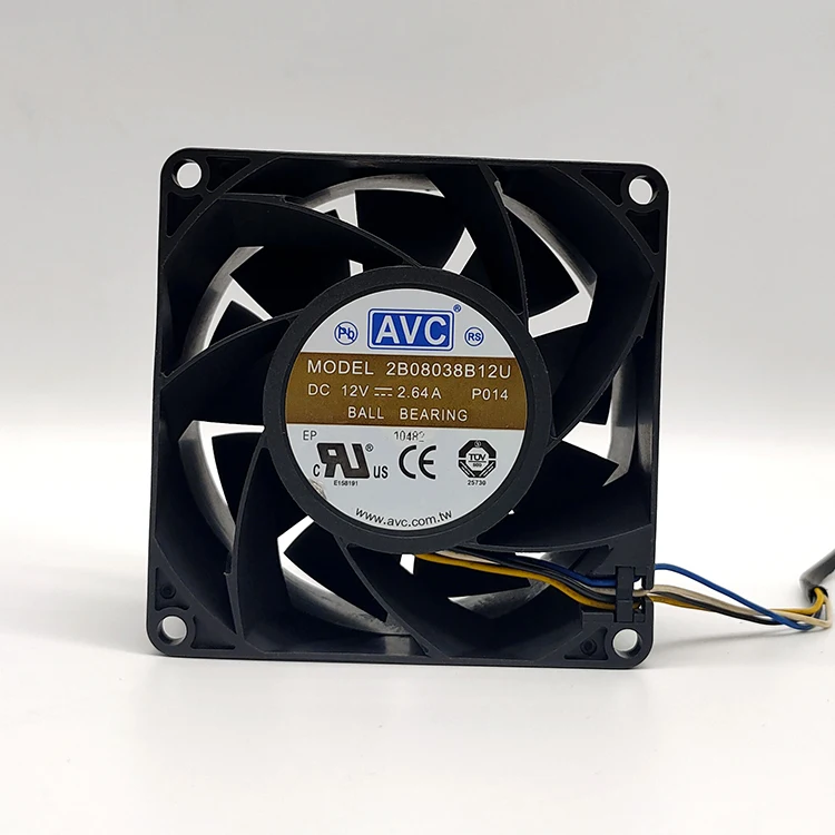 

12V2.64A2B08038B12U-P014 8CM 4-wire PWM Server Heat Dissipation Fan