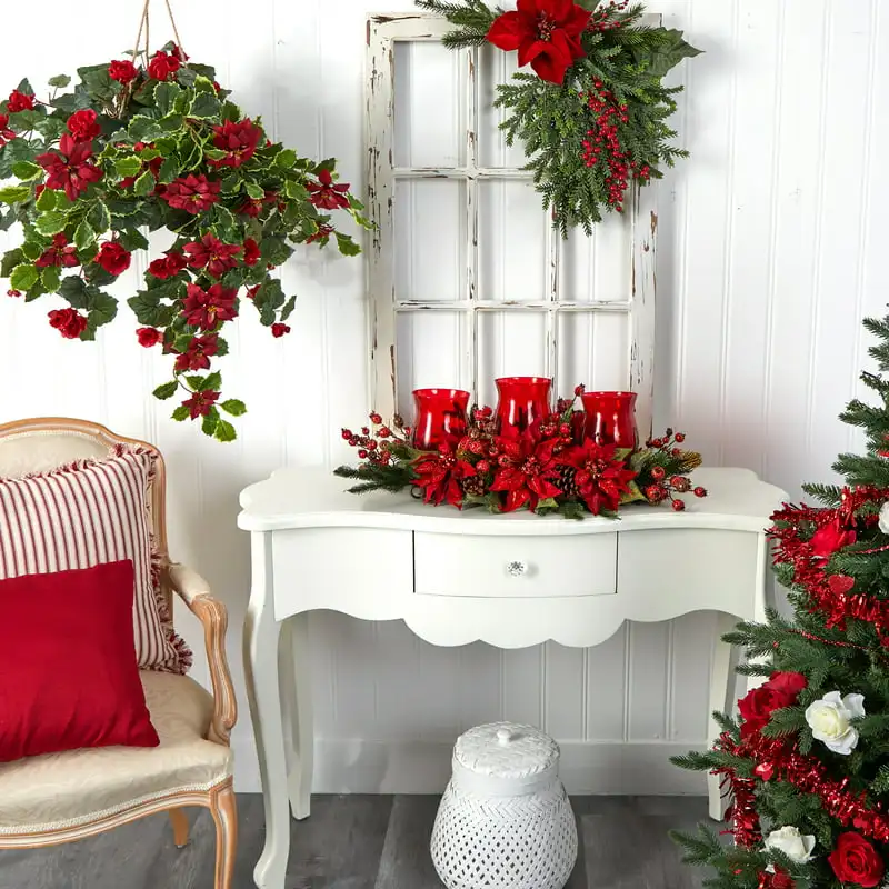 

& Berry Triple Candleabrum