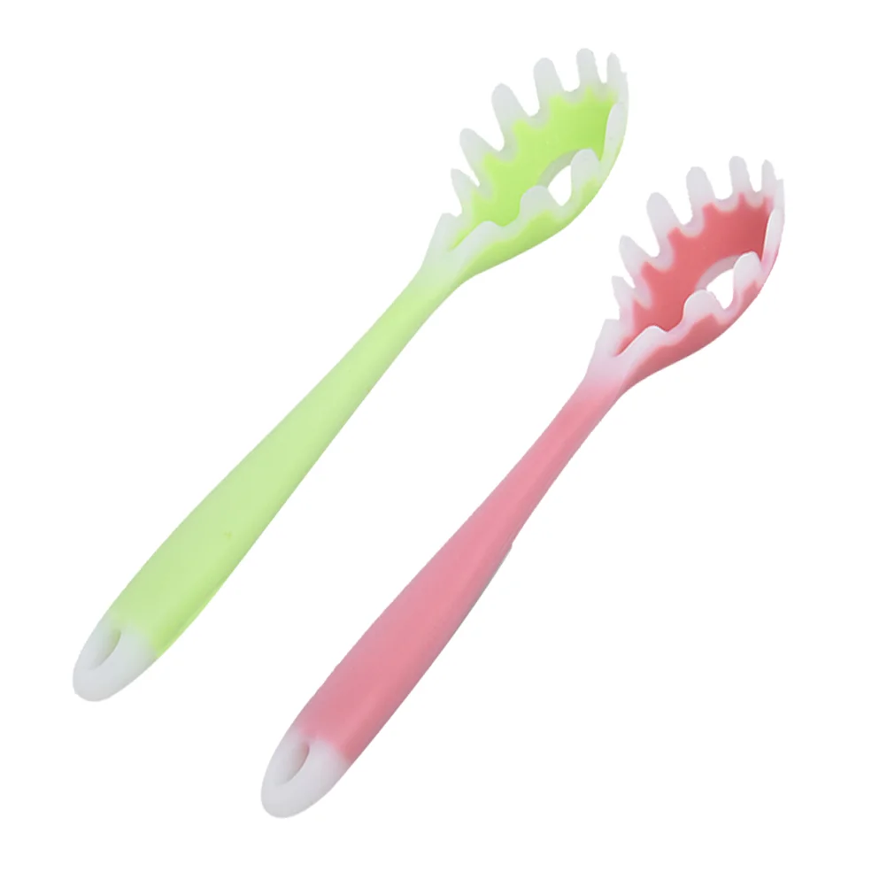 

Server Spaghetti Spoon Pasta Noodle Strainer Spoons Salad Filter Fork Serving Servers Gadgets Kitchen Metal Handle Long
