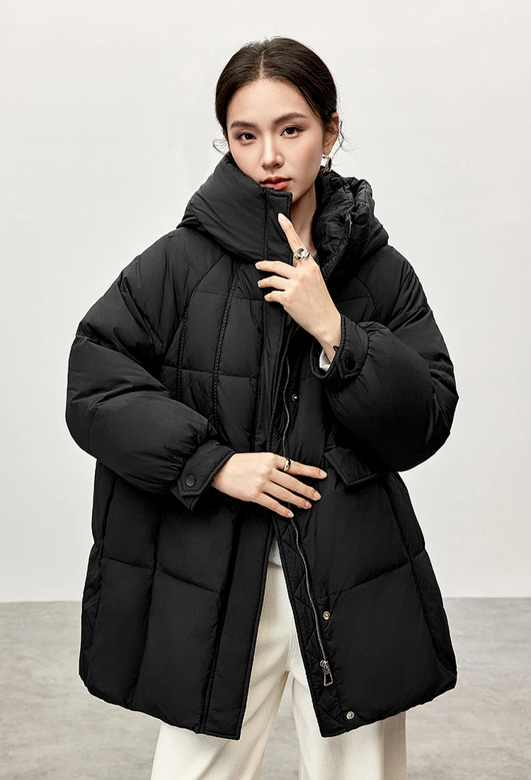 SENTUBILA 90% белое пальто на утином пуху для женщин 2024 зимняя куртка-пуховик с