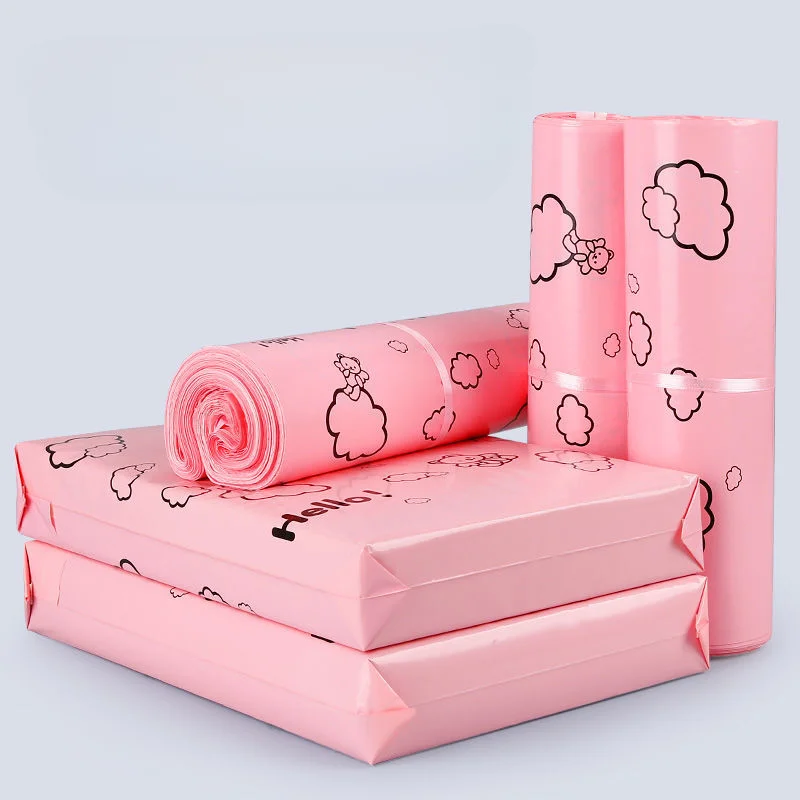 

Pink Gift Express Bag Cartoon Festival Gift Packaging Bag