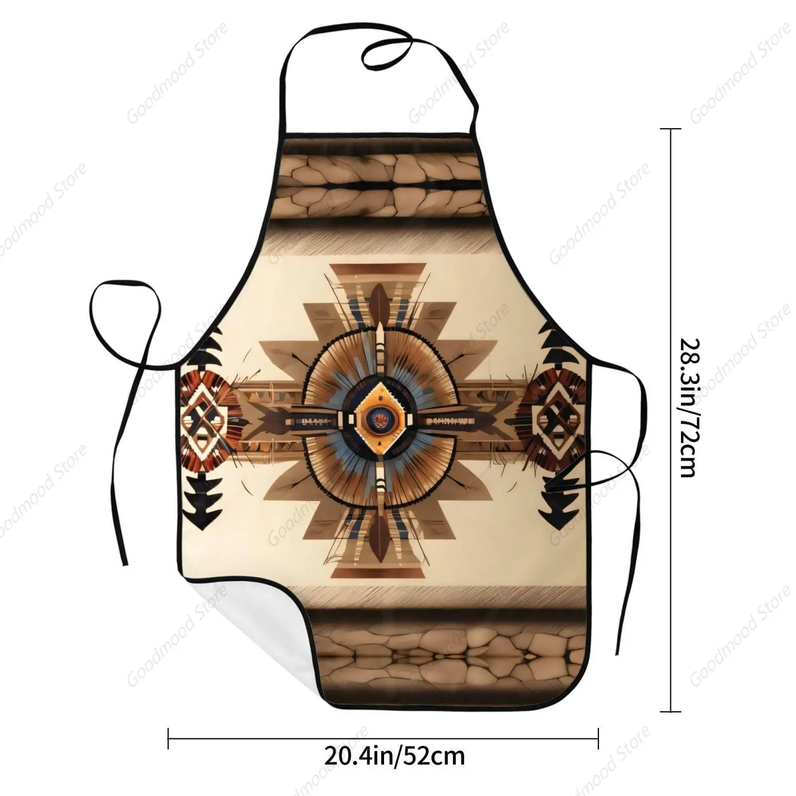 Фартук с карманами и подолом-маслостойкий грязеотталкивающий