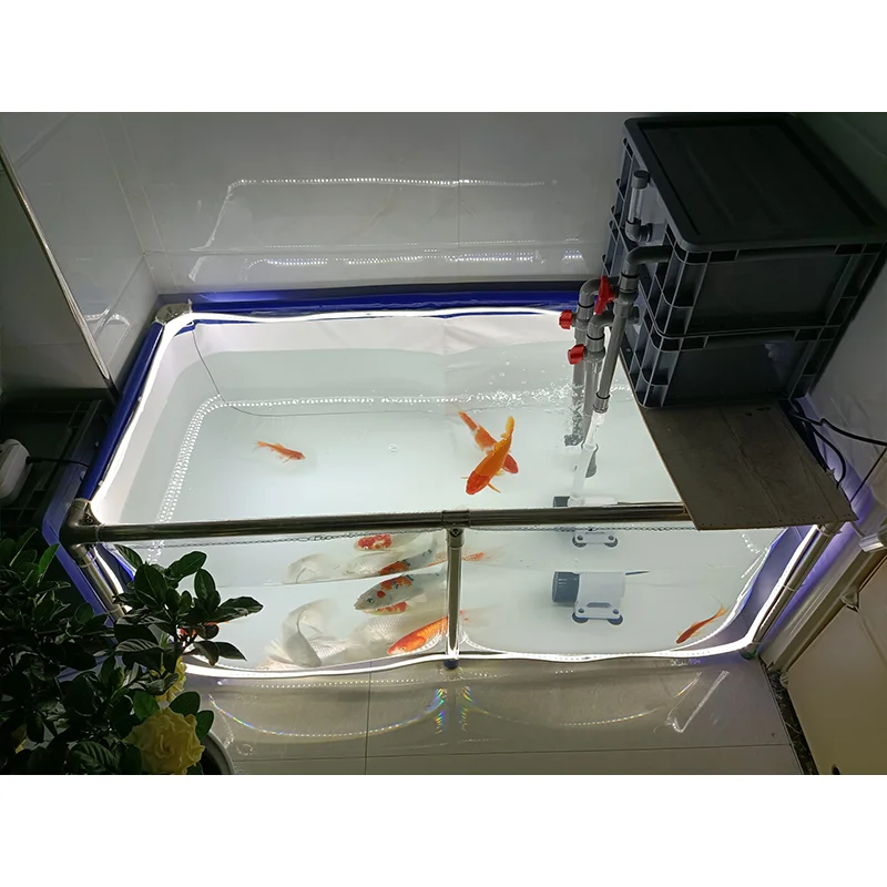 

Vokanda Fish Aquarium 100 Gallon 400 Liter 100*65*61cm 3.3'*2.1'*2' Betta Fish Tanks And Aquariums