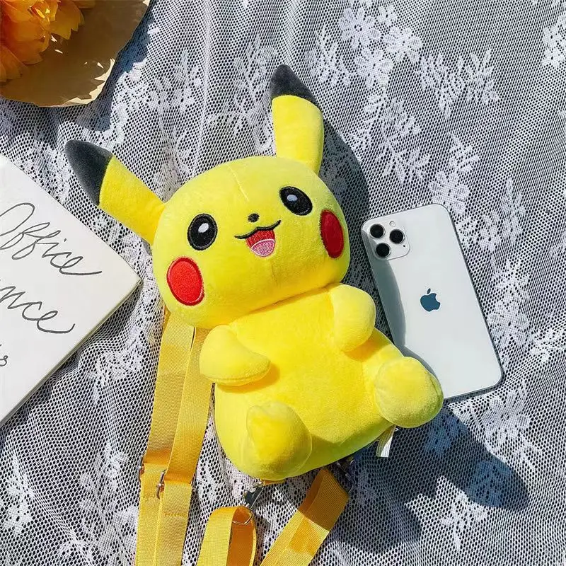 

Модный повседневный рюкзак для девочек Pokemon Pikachu на плечи с мультипликационным аниме, студенческий рюкзак, Детский Рождественский подарок, сюрприз