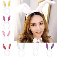 new adult children easter anime cosplay cute headband hair accessories rabbit ear bunny hairband