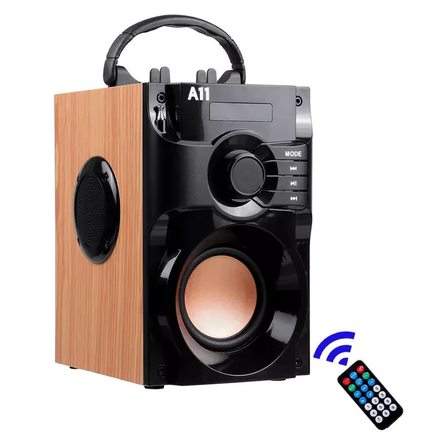 

Bluetooth-колонки с басами, Портативная колонка высокой мощности, 3D стерео сабвуфер, музыкальный центр, поддержка AUX TF FM-радио HIFI Бумбокс