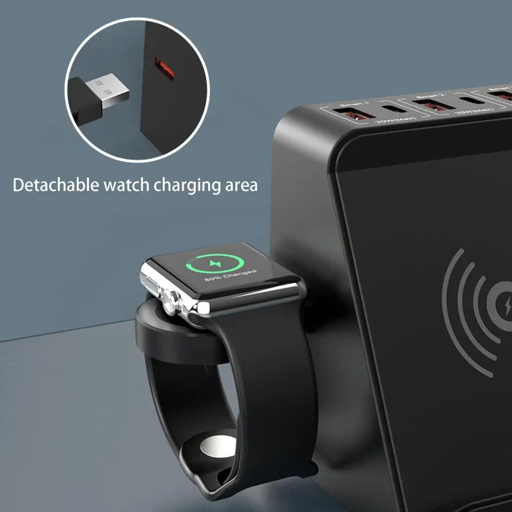 

Practical Wireless Phone Charger Radiation-free Universal Fire-proof Wireless Charging Station Quick Charge