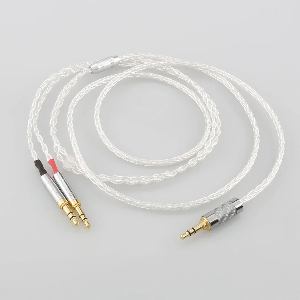 Audiocrast 8-жильный посеребренный кабель для наушников OCC Focal Clear Elear Elex Elegia Stellia