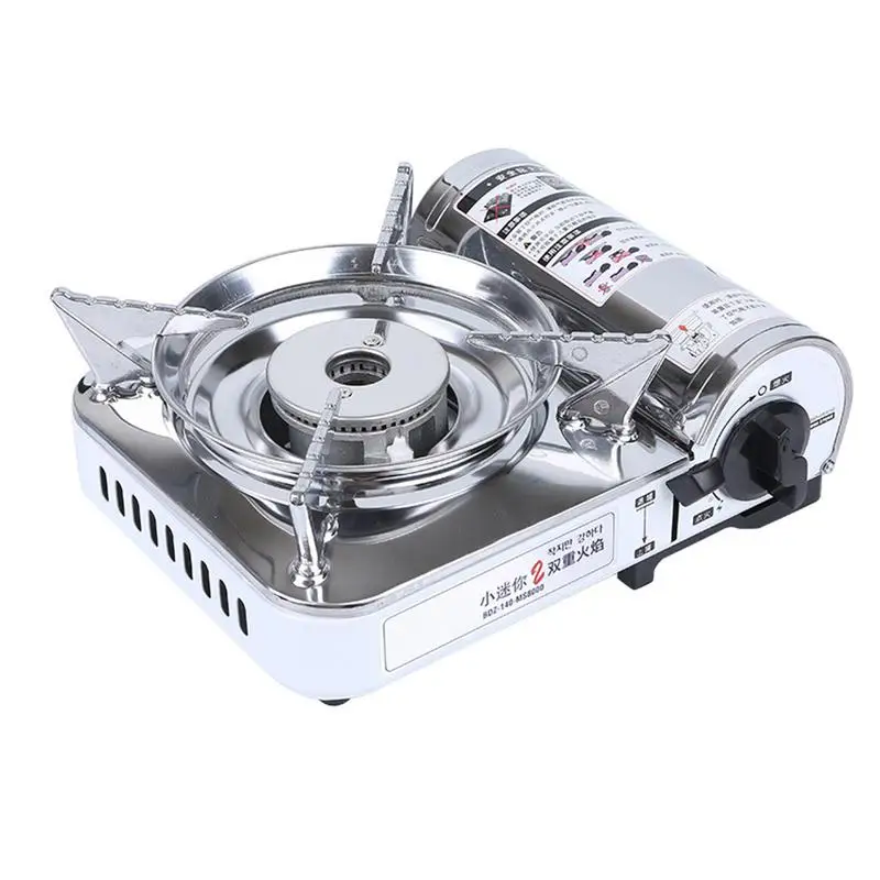 

Туристическая горелка для кемпинга, большая мощная плита, посуда, портативная печь для пикника, барбекю, туристические принадлежности, для отдыха на открытом воздухе