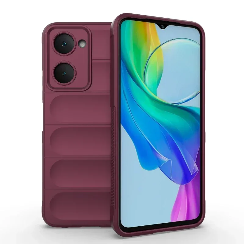 Чехол для VIVO Y03 Y03T T 4G задняя крышка чехол Мягкий Силиконовый противоударный