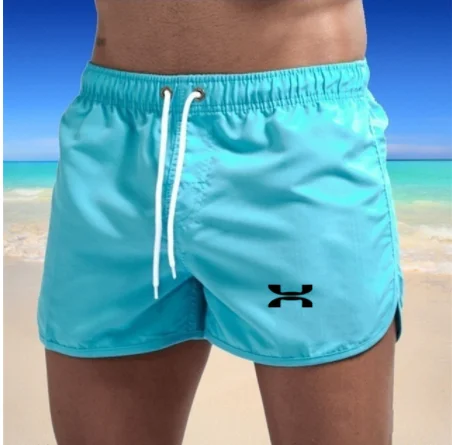 

2022 New Summer Colorful Men's Swim Shorts Swimwear Man Woman Swimsuit Swimming Trunks Sexy Beach Surf Board Male Clothing Pants
