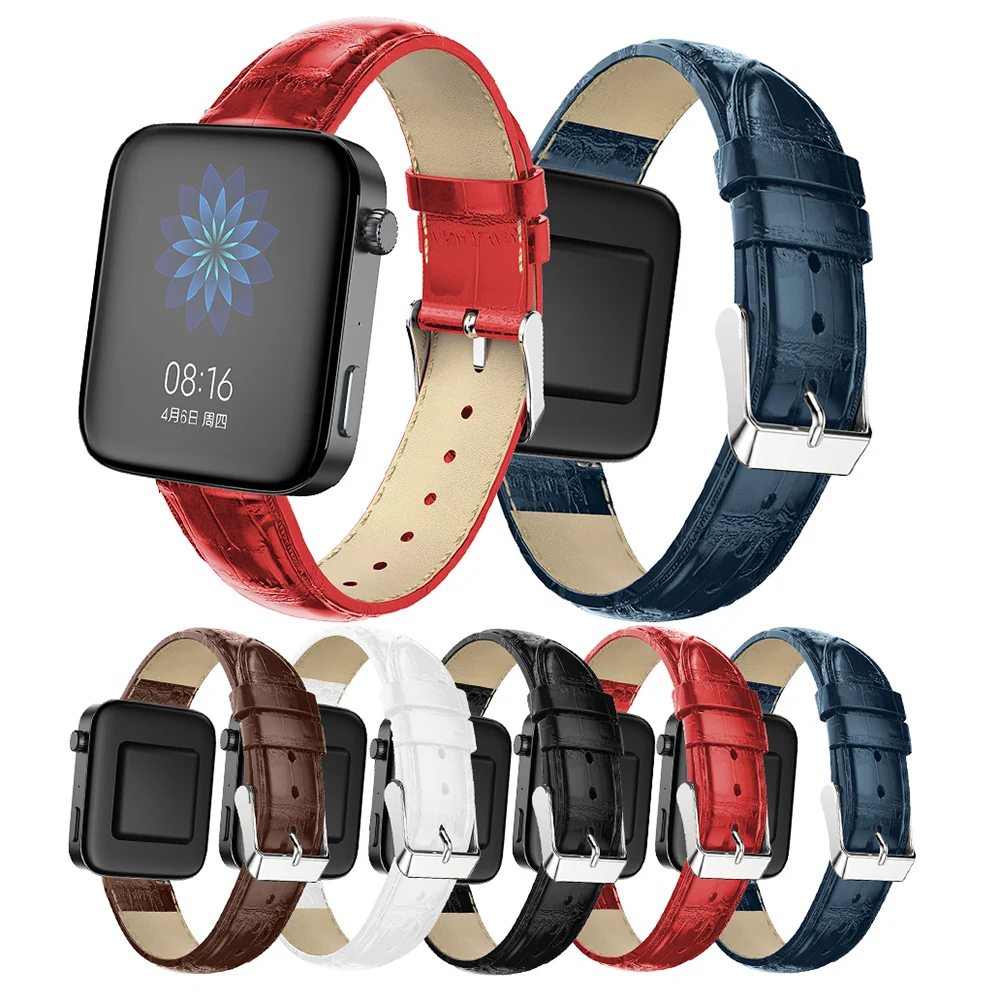 

Watch Straps Leather Unisex Watch Band Leather Strap Crocodile Resistance For Watch Watch Bands Watch Accessories