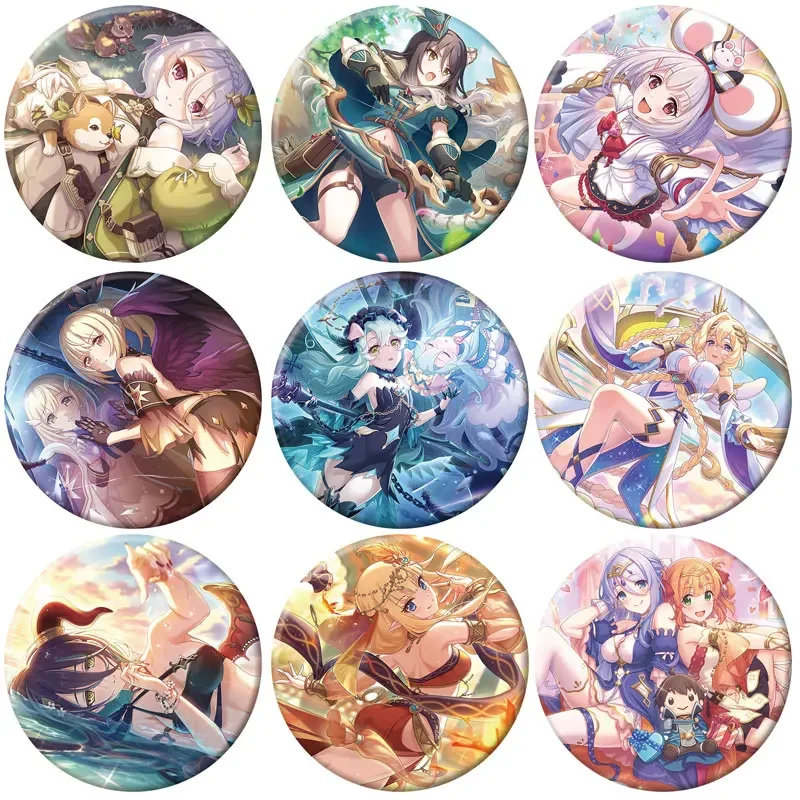 58 мм Princess Connect! Значок с героями мультфильмов милые броши в стиле аниме