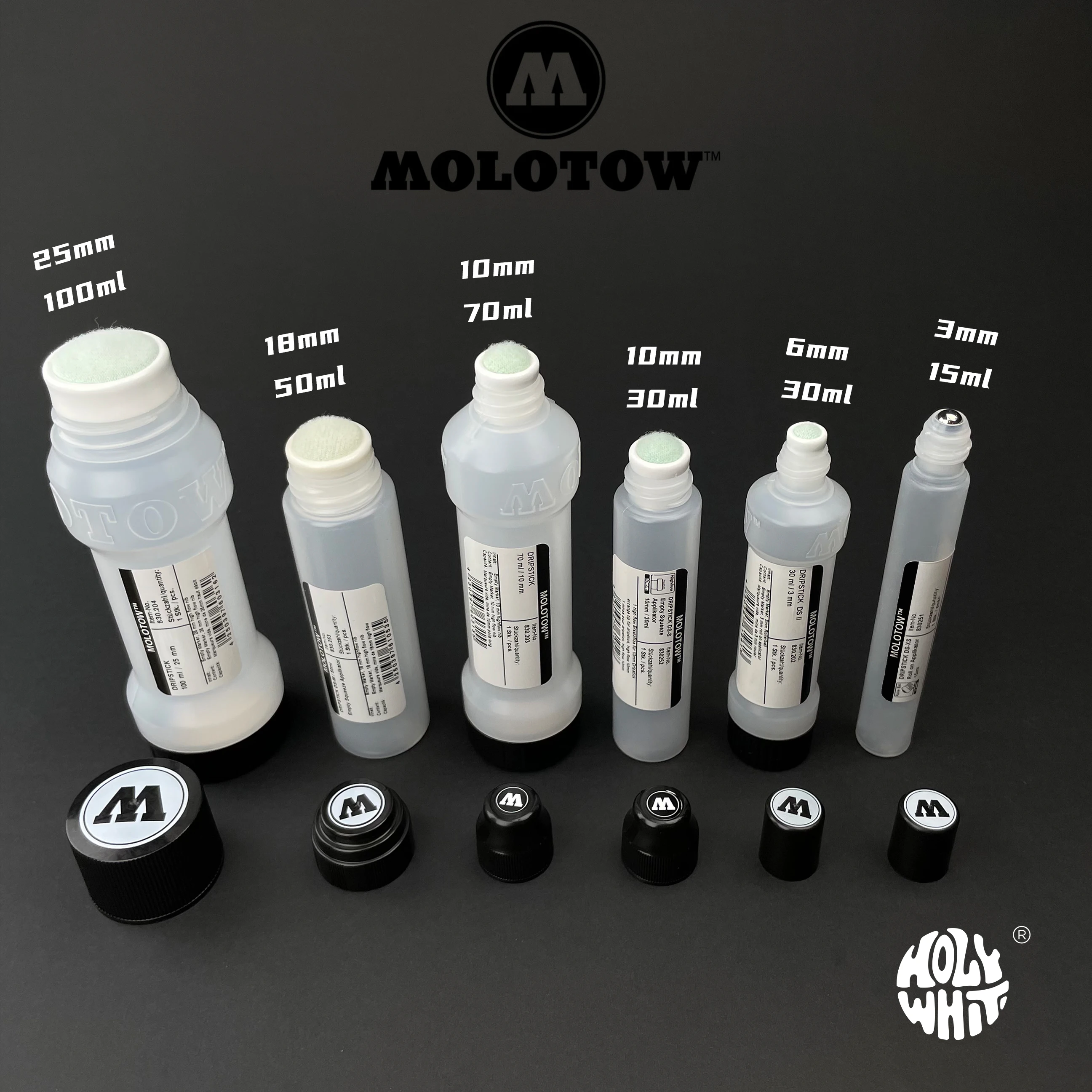

Molotow Graffiti flowing pen, blank pen series, imported from Germany 3mm 6mm 10mm 18mm 25mm