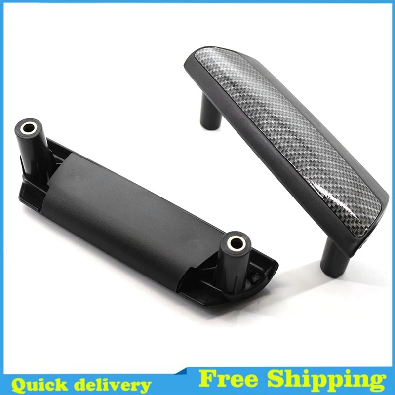 

1 пара, ручка для внутренней двери автомобиля из углеродного волокна